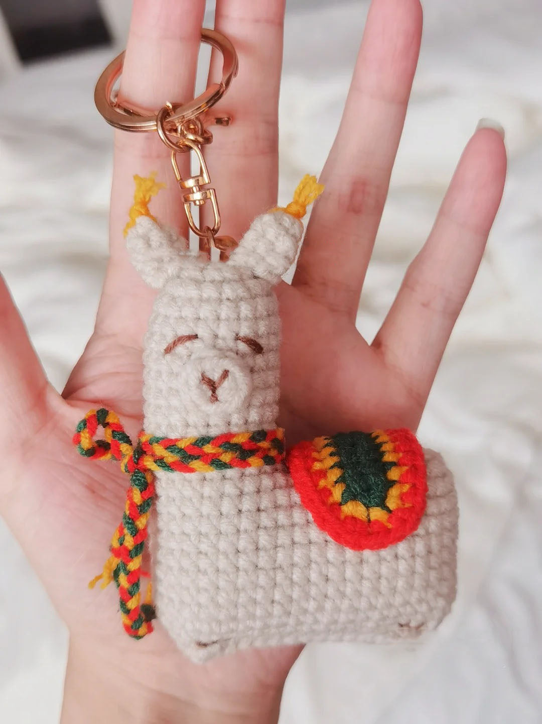 Llama with Scarf Crochet Pattern