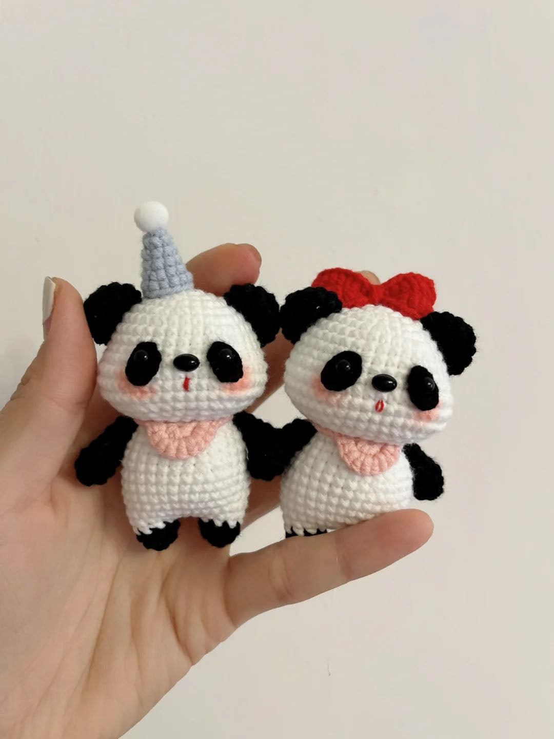 Panda Couple Crochet Pattern