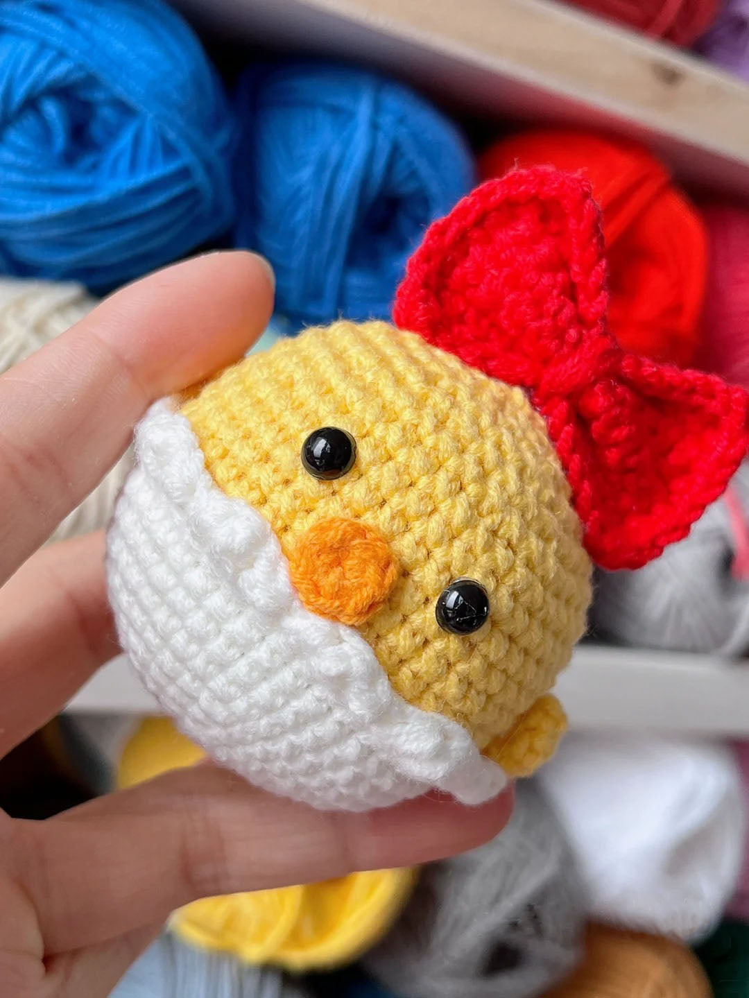 Hatched Chick Crochet Pattern (No Sew)