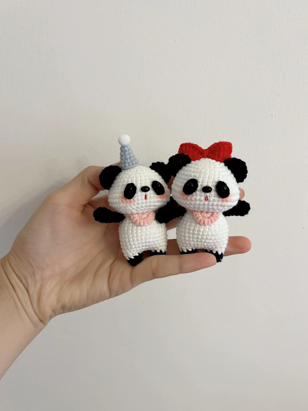 Panda Couple Crochet Pattern