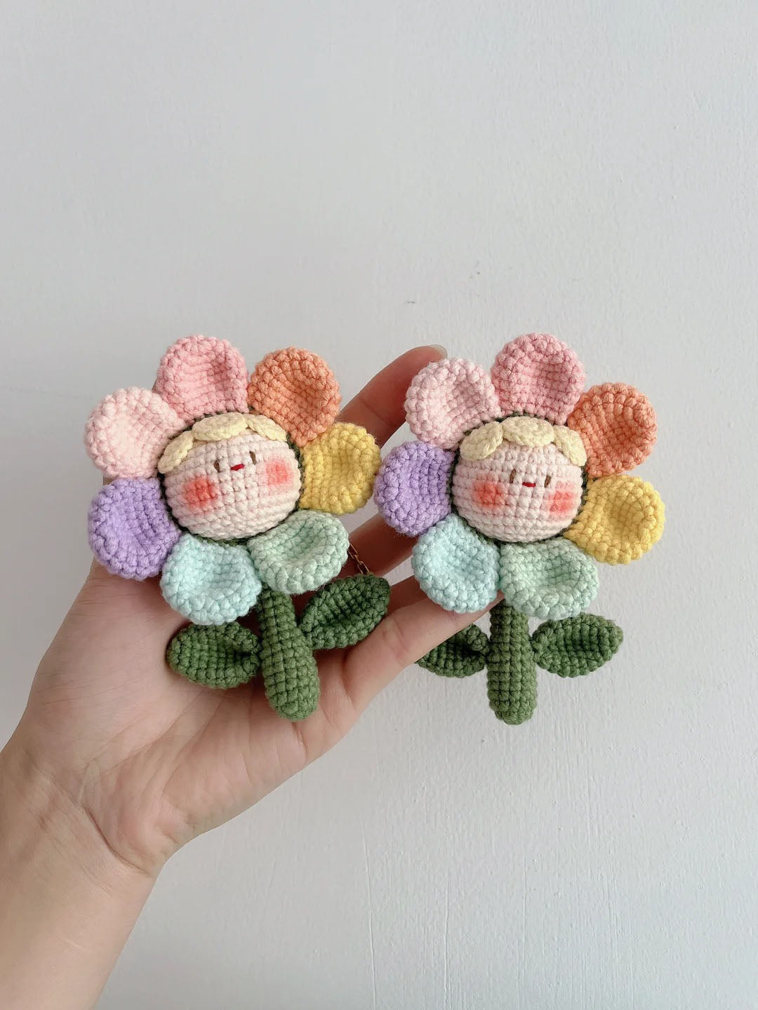 Rainbow Flower Fairy Crochet Pattern