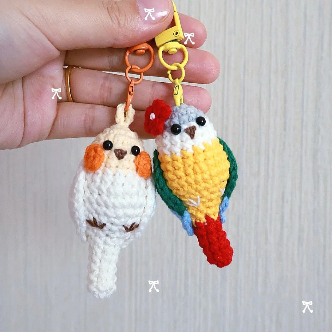 2-IN-1 Colorful Parrot Crochet Pattern