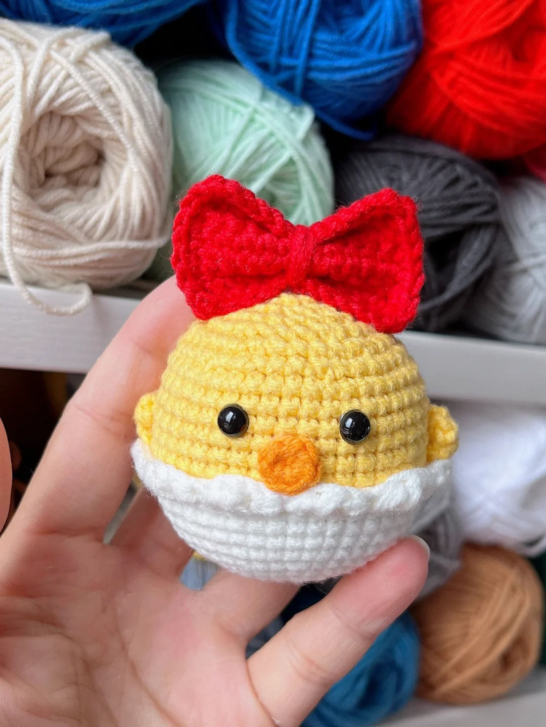 Hatched Chick Crochet Pattern (No Sew)