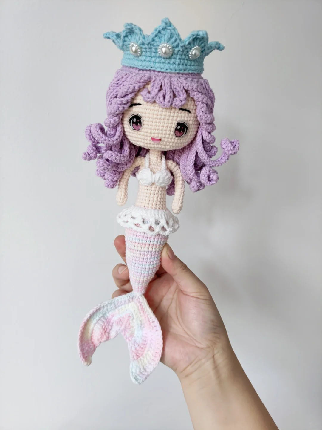 Crown Mermaid Crochet Pattern