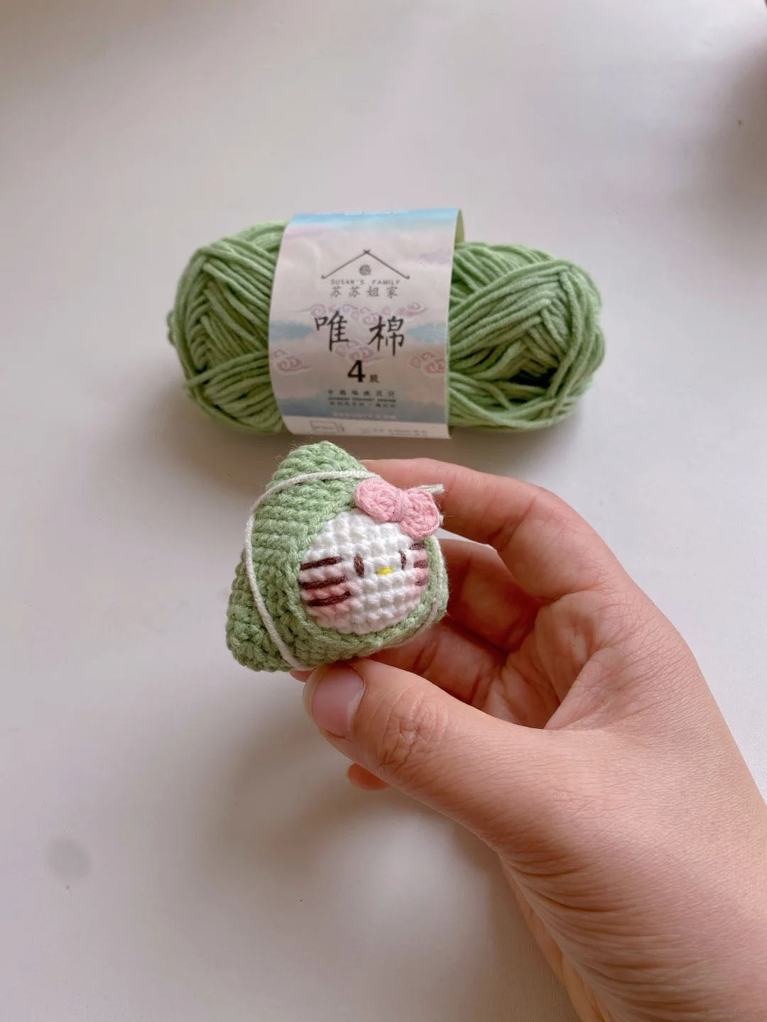 Mini Kitty Dumpling Crochet Pattern