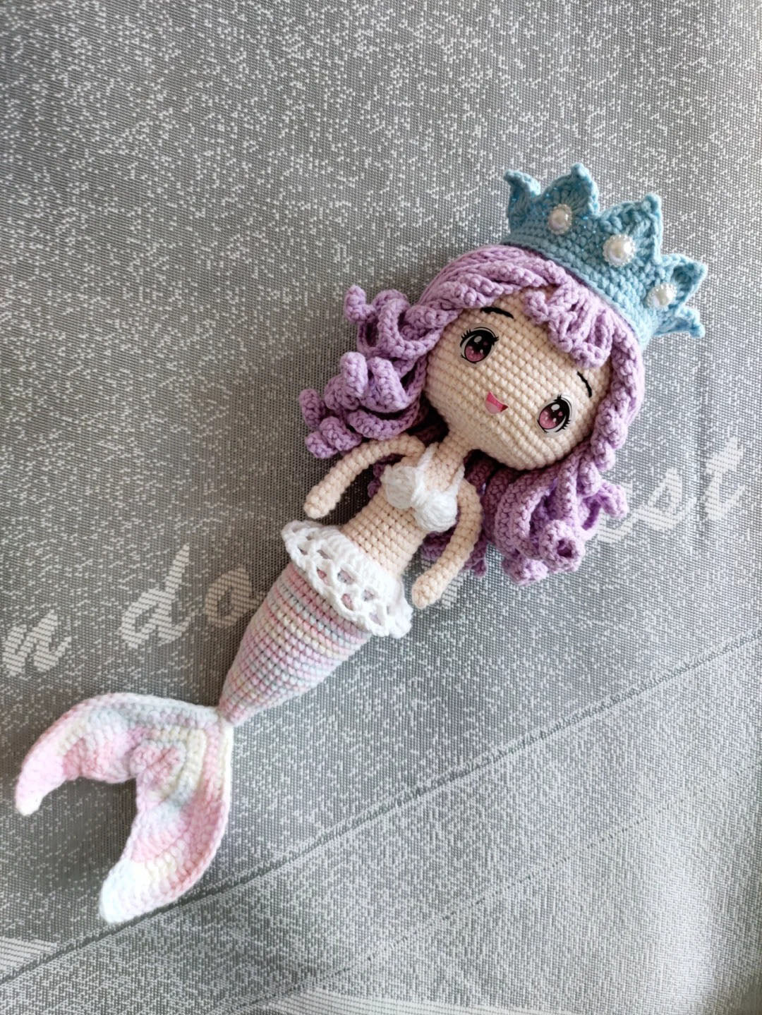Crown Mermaid Crochet Pattern