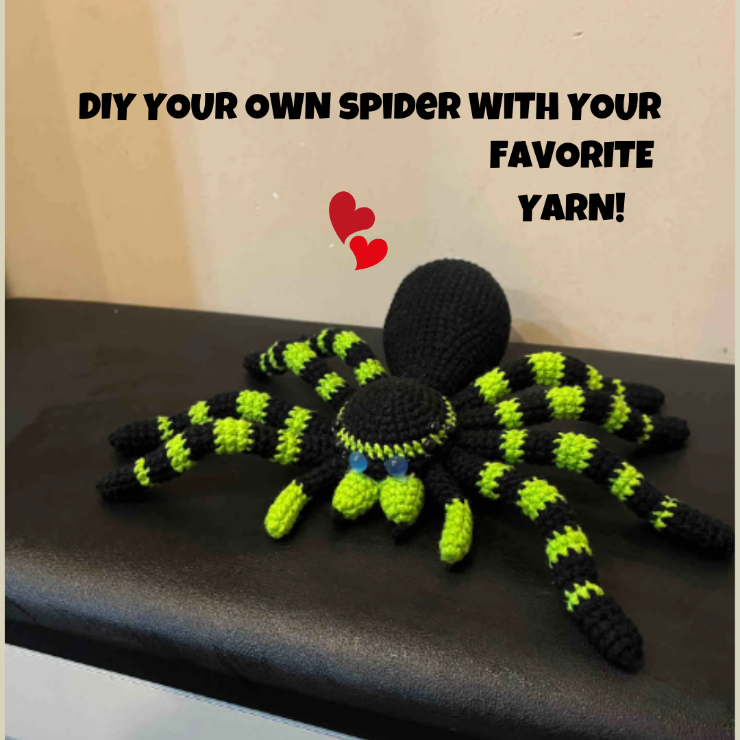 Spider with Fangs Crochet Pattern