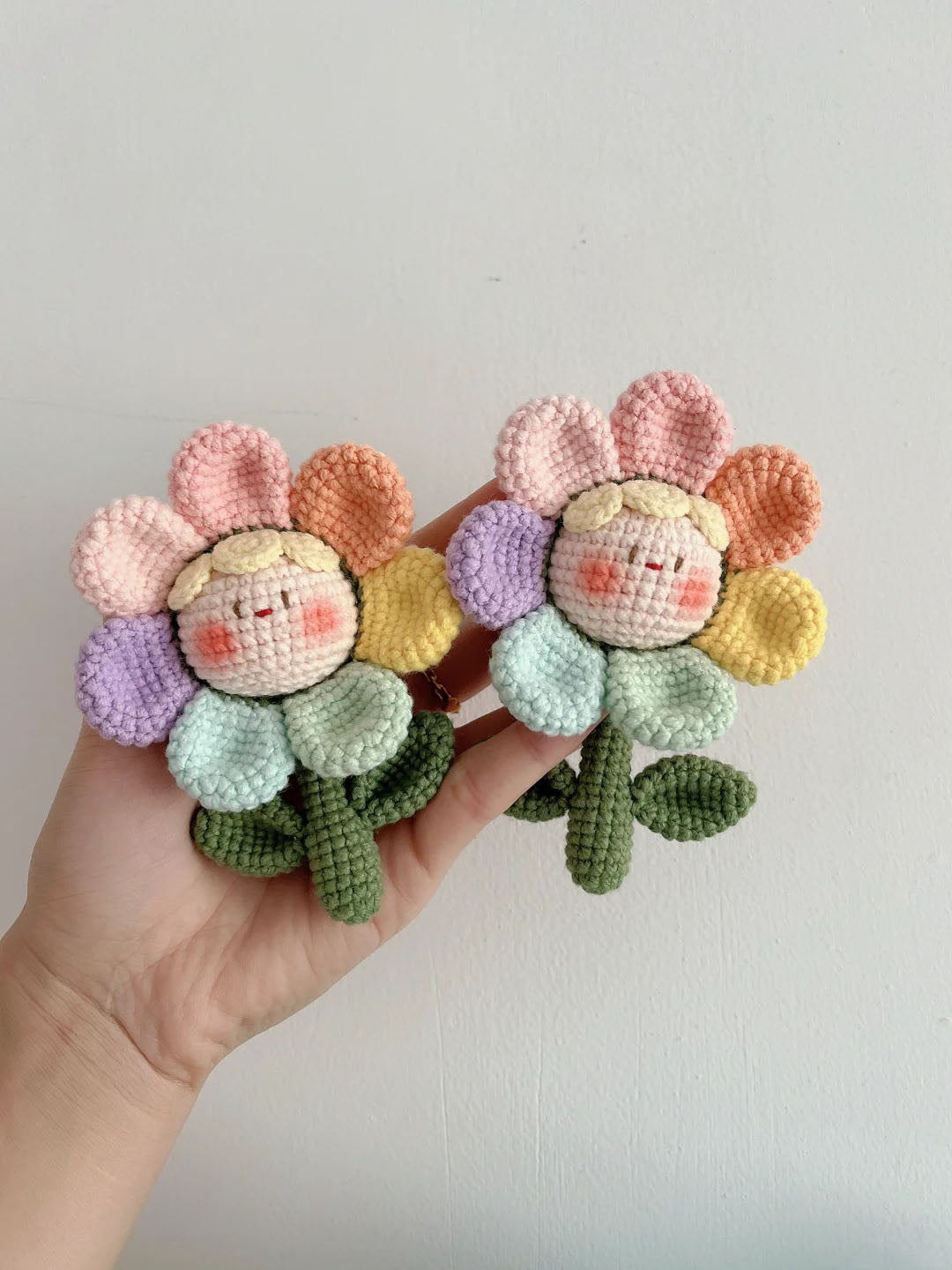 Rainbow Flower Fairy Crochet Pattern