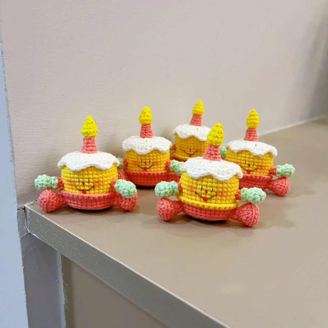 Kawaii Birthday Cake Crochet Pattern