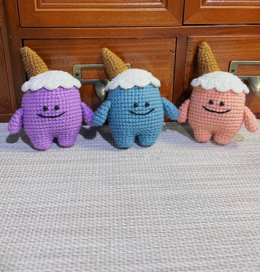 Ice Cream Monster Crochet Pattern