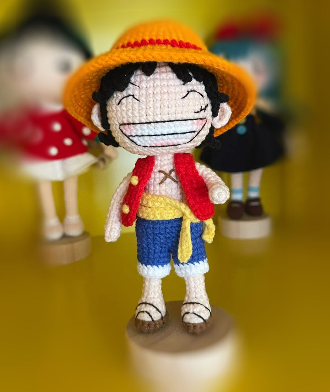 Happy Luffy Inspired Crochet Pattern