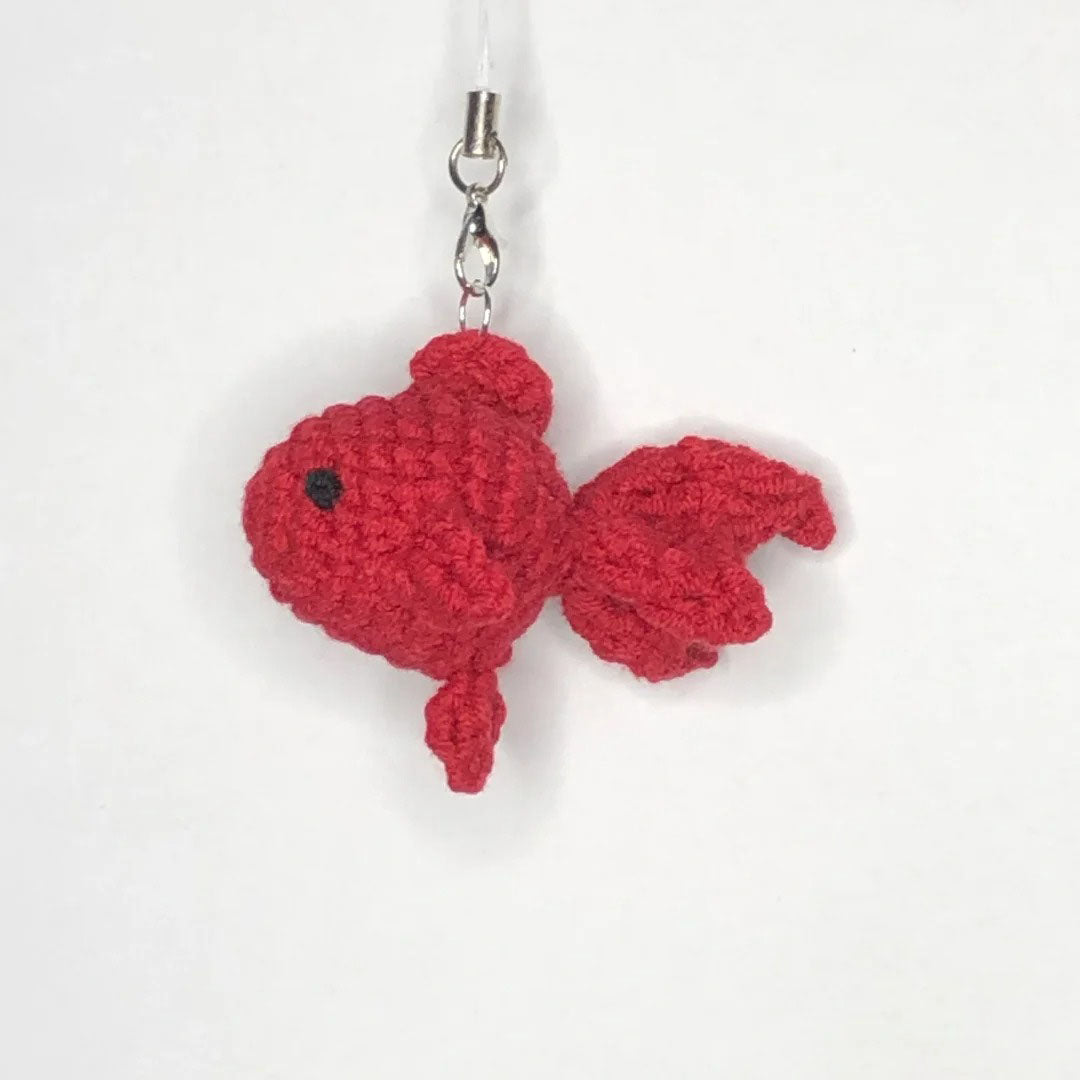 2IN1 Goldfish and Mini Fish Tank Crochet Pattern (Low Sew)